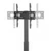 InLine TV Stand Height Adjustable for 37-70 inch LED TVs, Max 40 kg, VESA 200x200 to 600x400, Black