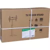 InLine TV Stand Height Adjustable for 37-70 inch LED TVs, Max 40 kg, VESA 200x200 to 600x400, Black
