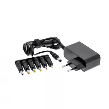 InLine Universal power supply, 12V / 24W with 6 exchangeable plugs
