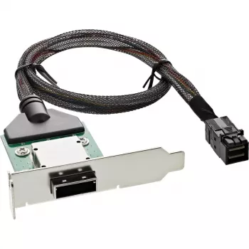 InLine SAS HD low profile adapter bracket ext. SFF-8088 / int. SFF-8643 0.5m