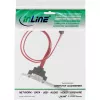 InLine 27902 eSATA Slot Bracket, eSATA Female to Internal SATA, 0.5 m