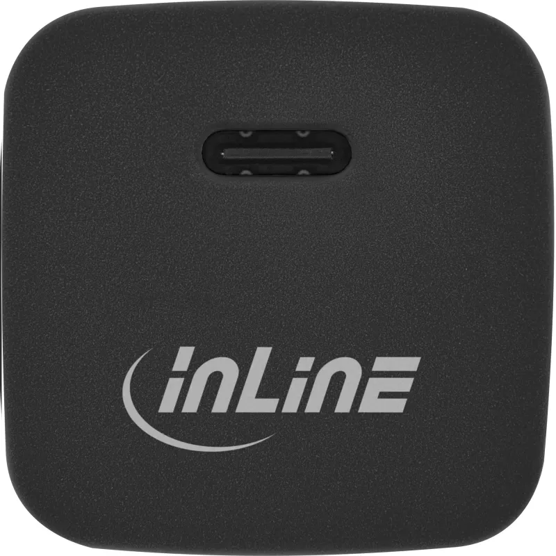 InLine USB Charger Single USB-C, Power Delivery, PPS, 33W, black