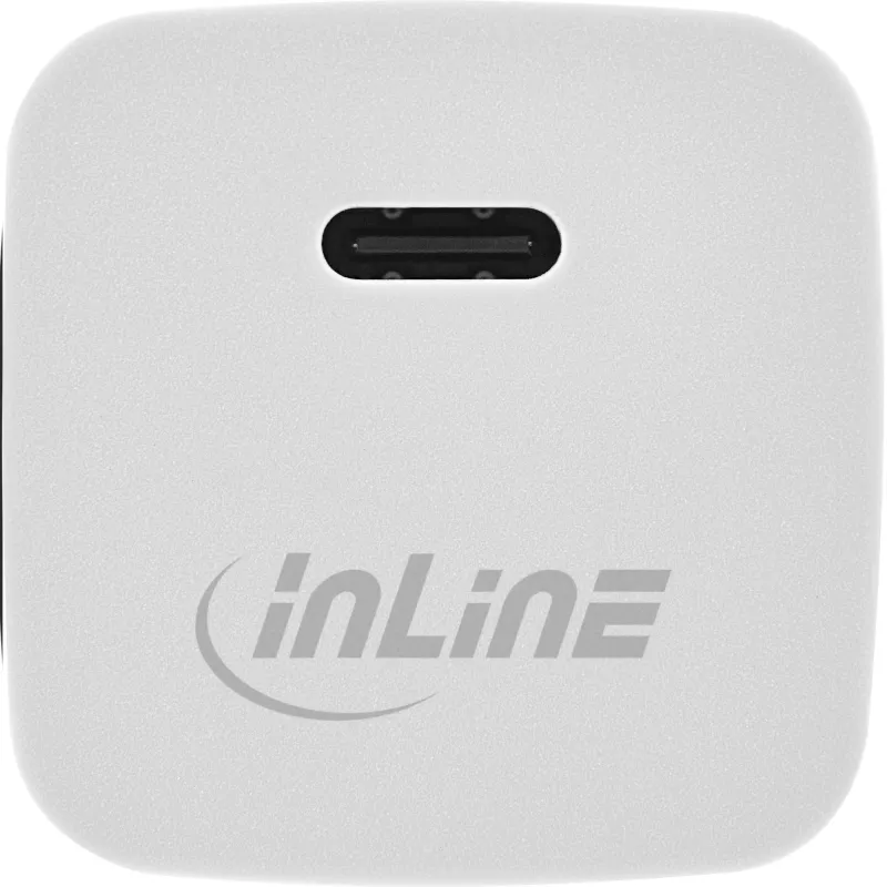 USB Charger InLine 31501C Single USB-C 33W Power Delivery PPS White
