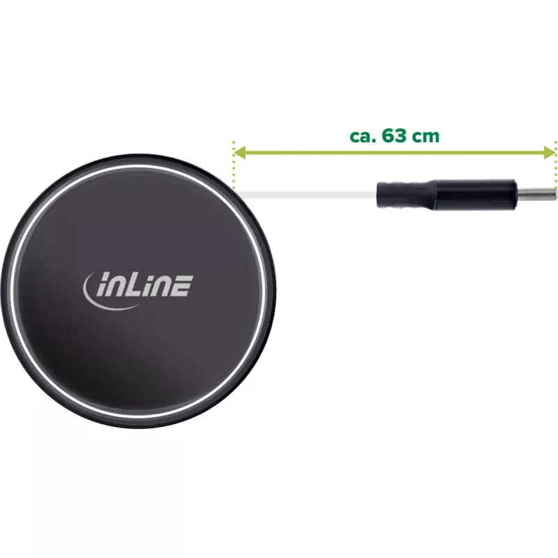 InLine 31502R mobile device charger Universal Black Cigar lighter Fast charging Auto