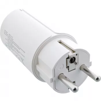 InLine USB PD power supply, GaN charger, 3-port, Dual USB-C + USB-A, 65W, white
