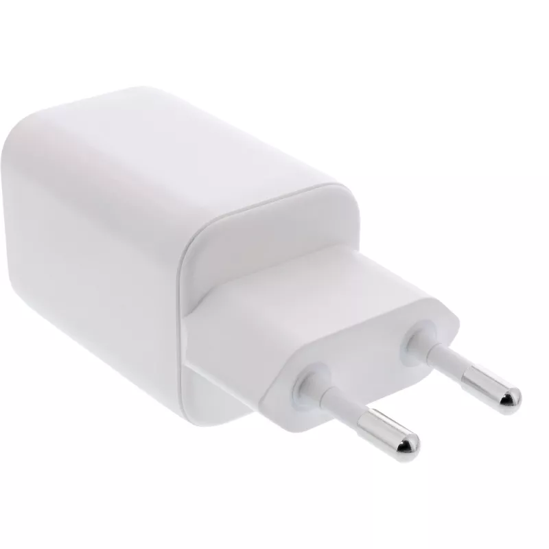 InLine USB power supply, charger USB-A + USB-C, 33W, PD + QC, white