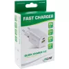 InLine USB power supply, charger USB-A + USB-C, 33W, PD + QC, white