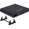 InLine USB power supply, GaN charger, 4-port, 2x USB-C + 2x USB-A, 120W, white