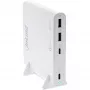 InLine USB power supply, GaN charger, 4-port, 2x USB-C + 2x USB-A, 120W, white
