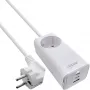 InLine USB power supply, GaN charger, 2x USB-C, 1x USB-A, PD 3.0, safety socket