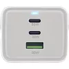 InLine USB power supply, GaN charger, 2x USB-C, 1x USB-A, PD 3.0, safety socket