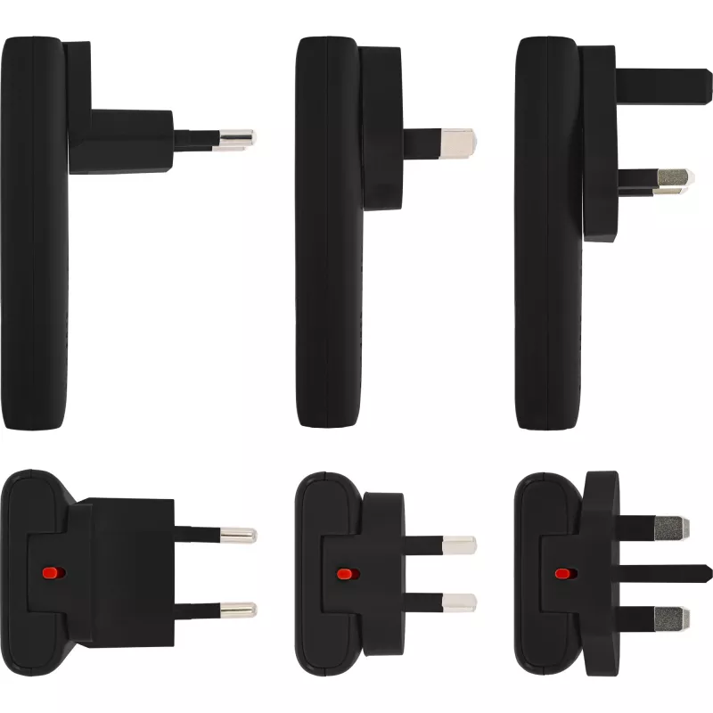 USB Power Supply Charger InLine 31519B Dual USB-C 65W power adapter with two USB-C ports