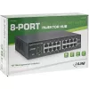 InLine PoE+ Gigabit Network Injector Hub 8 Port (8x PoE+), 1Gb/s, 19 inch 1U