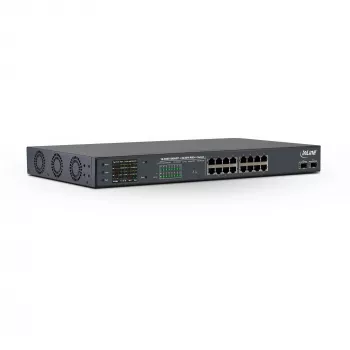 InLine PoE+ Gigabit Network Switch 24 port, 1 Gb/s, 2xSFP,19 Inch1U(incl. brackets)