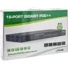 InLine PoE+ Gigabit Network Switch 24 port, 1 Gb/s, 2xSFP,19 Inch1U(incl. brackets)