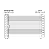 InLine Slot Bracket DB25 female / 26 Pin Header 0.34m, bulk