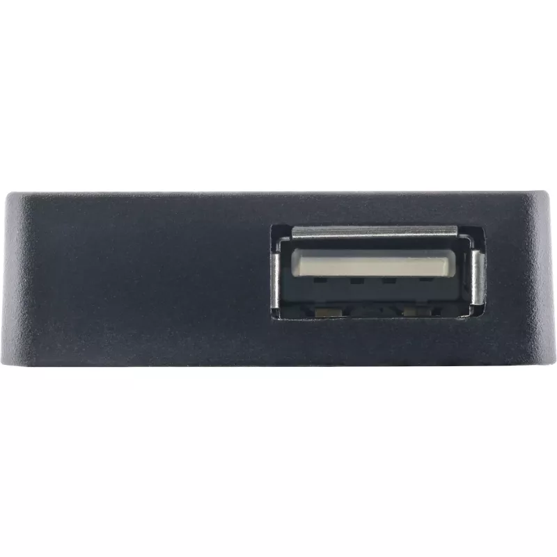 InLine USB 2.0 4-Port Hub, Type-A male to 4x Type-A female, black, 30cm