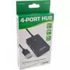 InLine USB 2.0 4-Port Hub, Type-A male to 4x Type-A female, black, 30cm