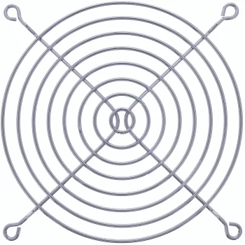 InLine Fan Guard Metal Chromium Plated, 120x120mm