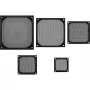 InLine Fan grid aluminum filter, black, 60x60mm