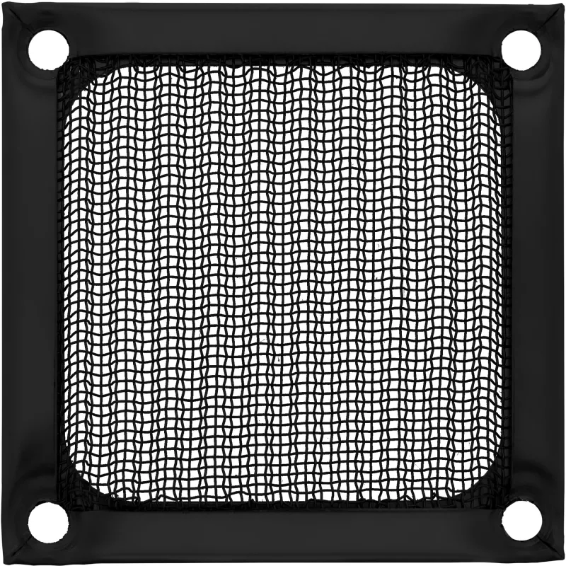 InLine Fan grid aluminum filter, black, 60x60mm