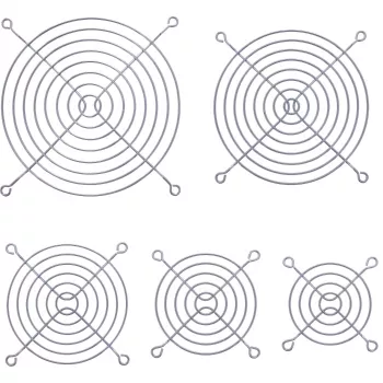 InLine Fan Grill Metal, black, 60x60mm