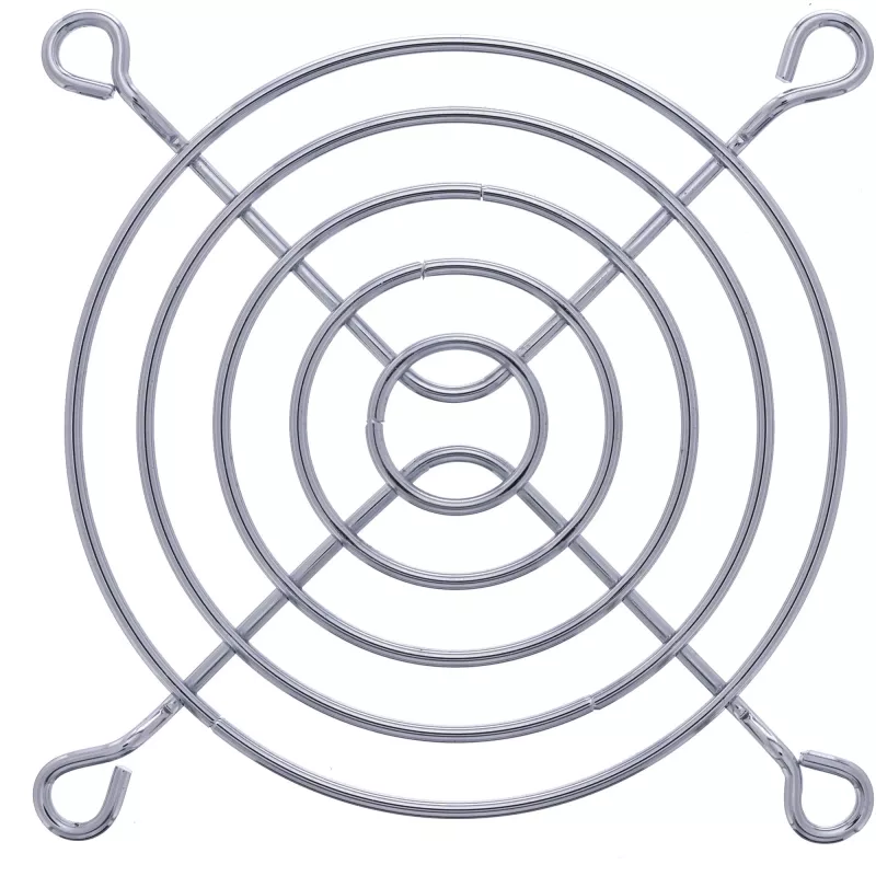 InLine Fan Guard Metal Chromium Plated, 80x80mm