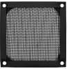 InLine Fan grid aluminum filter, black, 80x80mm
