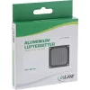 InLine Fan grid aluminum filter, black, 80x80mm