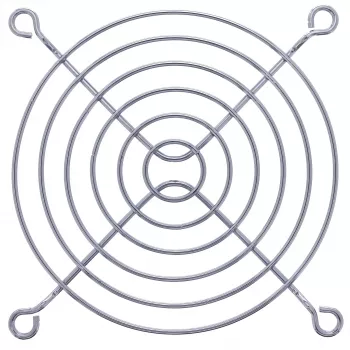 InLine Fan Guard Metal Chromium Plated, 92x92mm