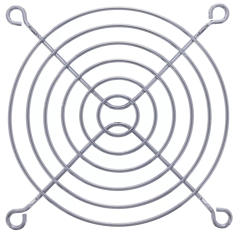 InLine Fan Guard Metal Chromium Plated, 92x92mm
