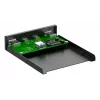 InLine 33456C drive bay panel 8.89 cm (3.5 inch) I/O ports panel Black
