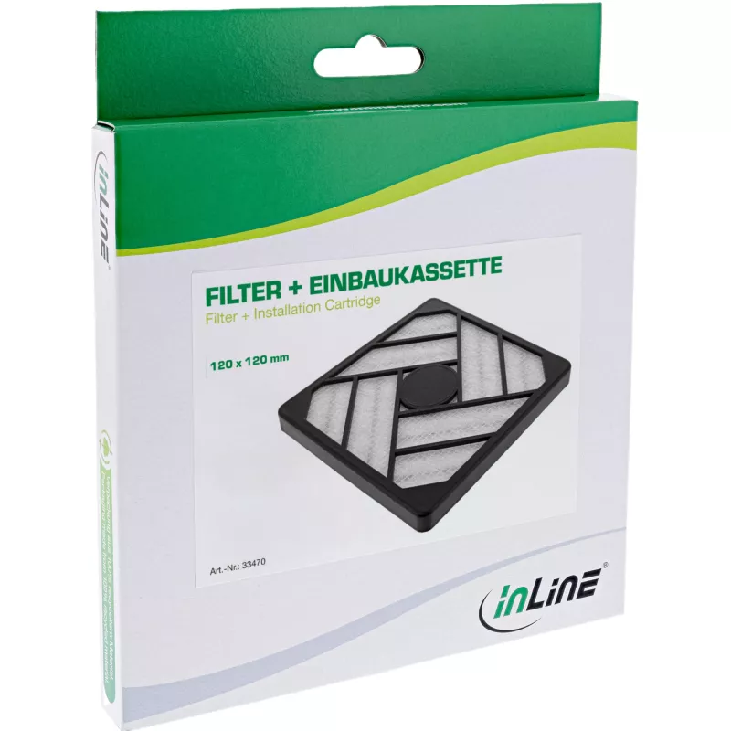 InLine Filter + Installation Cartridge, 120 x 120mm