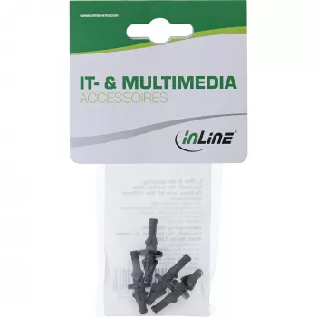 InLine fan decoupling, for fans of all sizes from 60 to 120mm, 4 pcs. Pack