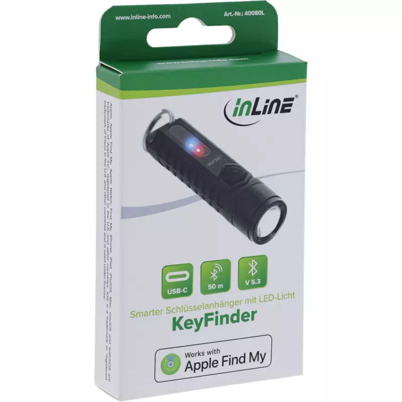 Finder InLine 40080L GPS tracker Universal Black Battery life 6h