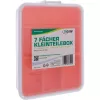 InLine Small Components Box, 7 compartments, 180x140x40mm, orange