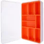InLine Small Components Box, 9 compartments, 290x185x45mm, orange