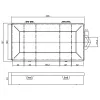 InLine Small Components Box, 5 compartments, 206x107x33mm, transparent