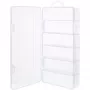 InLine Small Components Box, 6 compartments, 206x107x33mm, transparent