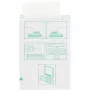 Cleaning cards for magnetic card reader InLine 10 pcs — white, for hard-to-reach places