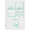 Cleaning cards for magnetic card reader InLine 10 pcs — white, for hard-to-reach places