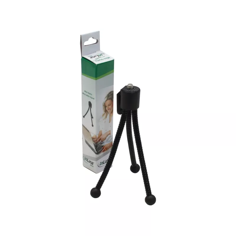 InLine Mini Tripod for digital cameras 12.5cm