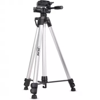 InLine Professional light weight Tripod silver 5 kg capacity 173 cm height