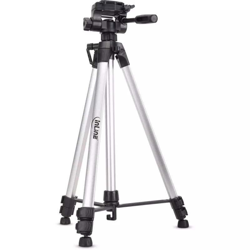 InLine Professional light weight Tripod silver 5 kg capacity 173 cm height