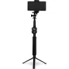 InLine Selfie Stick 4 Legs with Mini Tripod aluminium black max. 0.75m