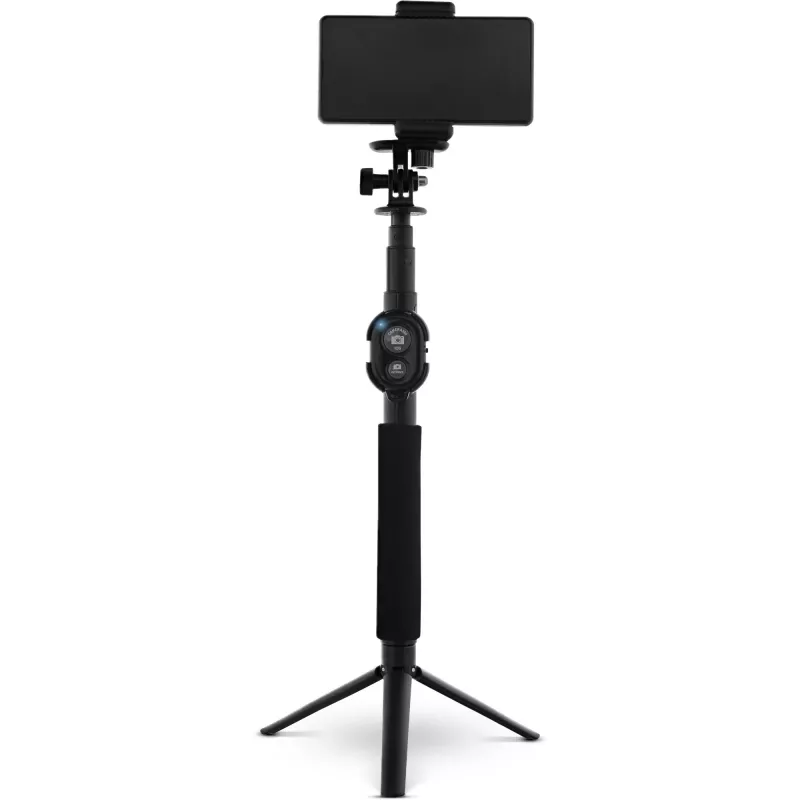 InLine Selfie Stick 4 Legs with Mini Tripod aluminium black max. 0.75m
