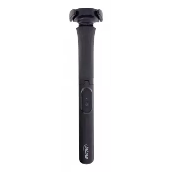 Selfie stick tripod InLine 48091 with Bluetooth remote control — extendable smartphone holder
