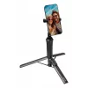 Selfie stick tripod InLine 48091 with Bluetooth remote control — extendable smartphone holder