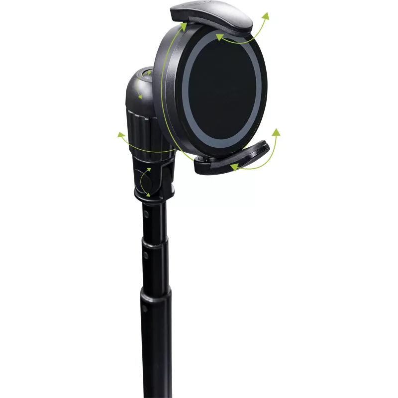 Selfie stick tripod InLine 48091 with Bluetooth remote control — extendable smartphone holder