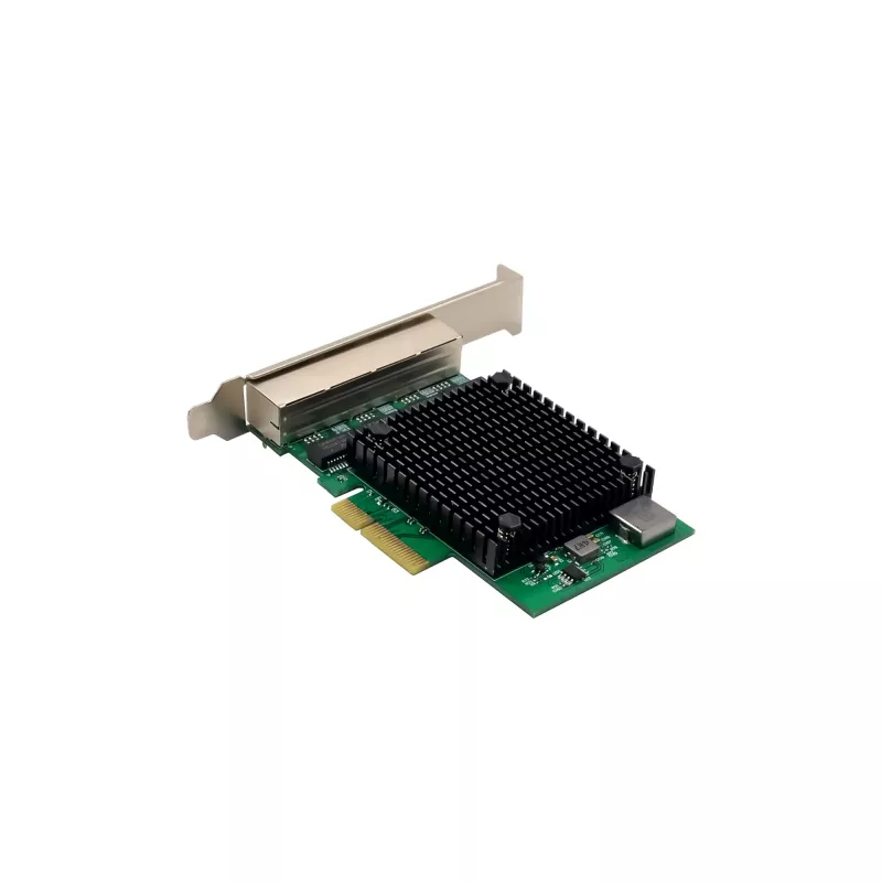 InLine Quad Gigabit network card, 4x RJ45 2.5Gb/s, PCIe x4, incl. LP bracket